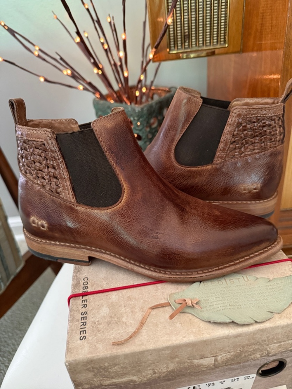 Bed | Stu •7.5• Rove Tan Dip Dye Booties - Picture 6 of 7